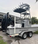 Custom Rigged Flats Cat Boat For Sale