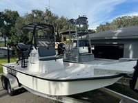 Custom Rigged Flats Cat Boat For Sale