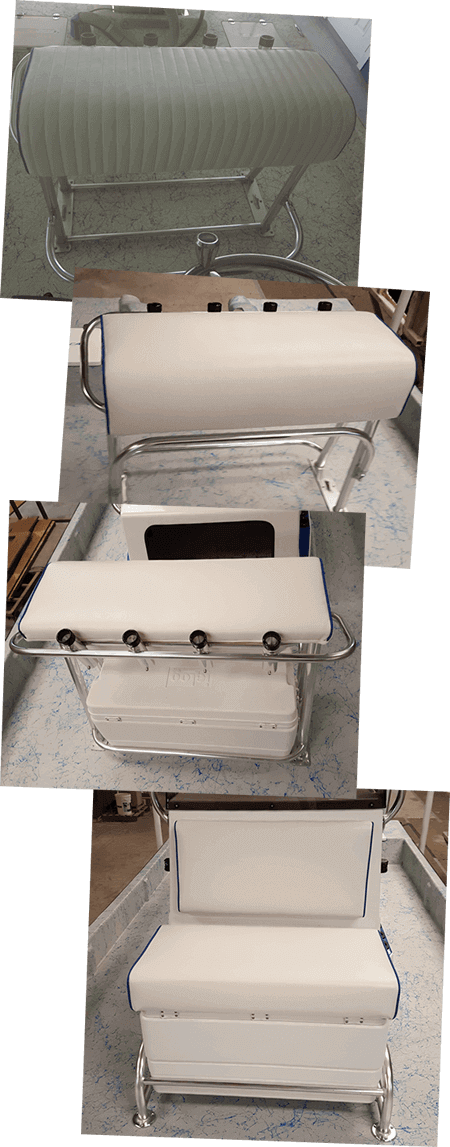 options for the 17 foot Flats cat shallow water fishing boat